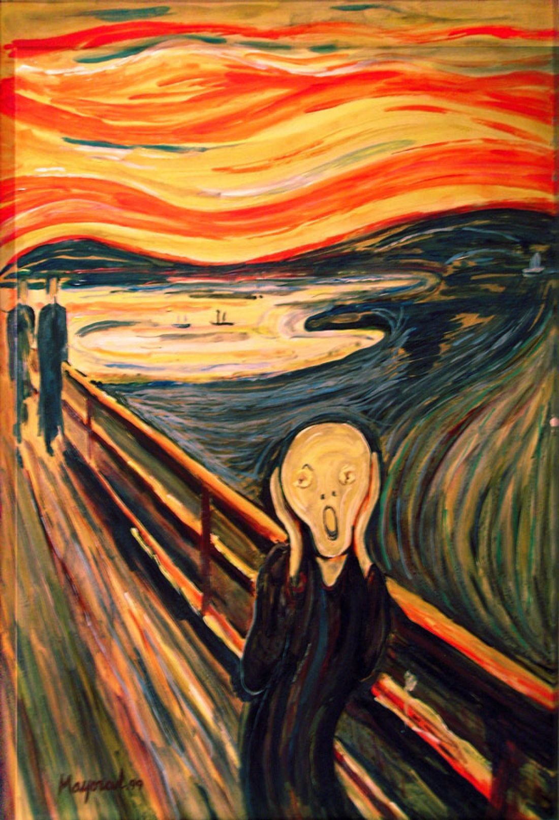 "El grito", Edvard Munch, 1883.