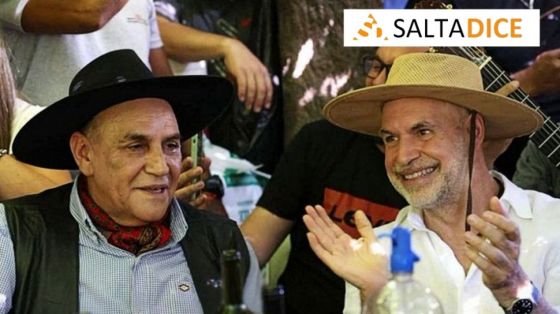 El chaqueño Palavecino se puso la camiseta amarilla: invitó a cantar a Larreta