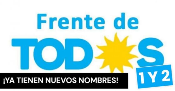 ¡Frente de Todos 1 y 2 ya tienen nuevos nombres!