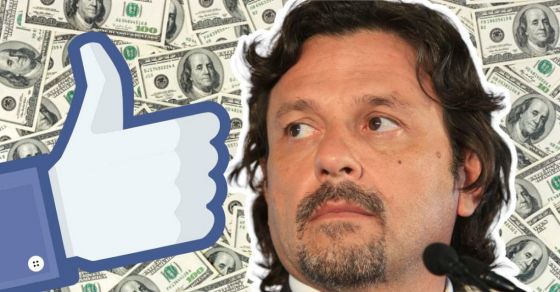 Sólo en el último mes, Gustavo Sáenz gastó $8 millones en propaganda en Facebook