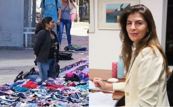 Manteros: "la Bettina ha nacido con plata, ella no sabe que es el hambre, nosotros si"