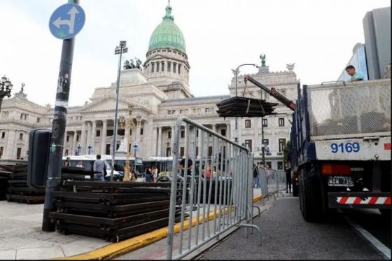 Arranca un fuerte operativo de seguridad por la apertura de sesiones ordinarias en el Congreso