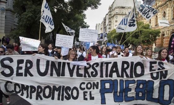 La CGT se suma a la marcha universitaria en contra del ajuste del Gobierno