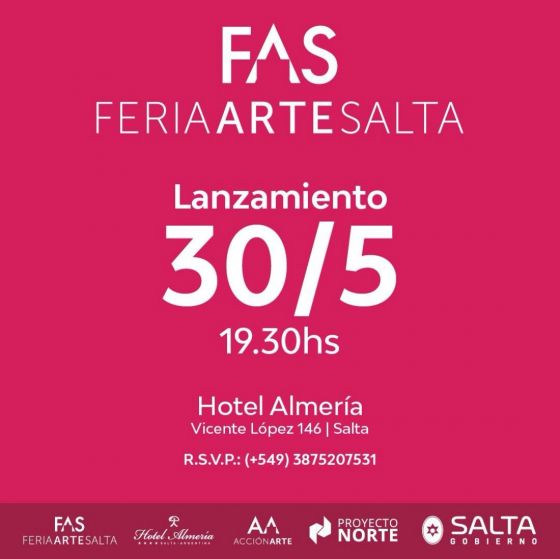 Hoy se realiza el lanzamiento de la primera Feria de Arte Salta – FAS 2024