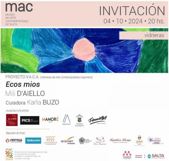 Este viernes inauguran cuatro muestras en el Museo de Arte Contemporáneo Salta