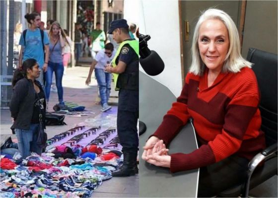 Una Salta blanca: Pontussi reafirmó la exclusión de manteros, fruteros y ambulantes