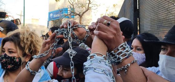 Con los autoconvocados excluidos y acosados por la policía, fracasó la primer reunión paritaria