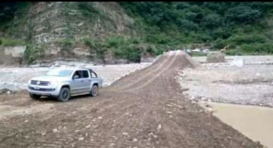 Vialidad de la provincia habilitó el puente a Los Toldos que se había llevado el Bermejo