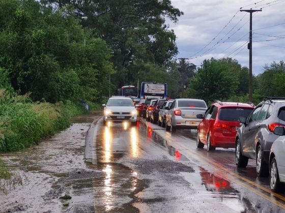 La 68 sufrió el embate de las lluvias estivales