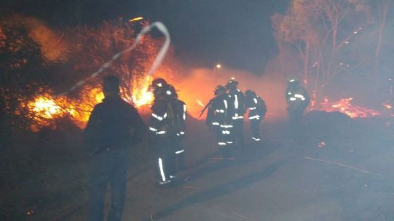 Tras las condiciones climáticas se detectaron distintos focos de incendios de pastizales