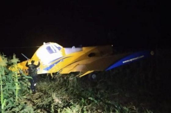 Cayó un avión en Orán