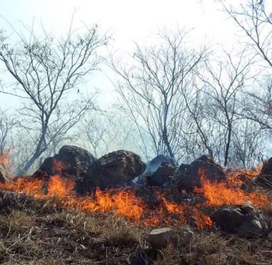 Recrudeció el fuego en el Cerro 20 de Febrero: ya se incendiaron 150 hectáreas